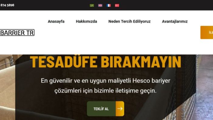Hesco Bariyer ve Hesco Bariyer Fiyatları